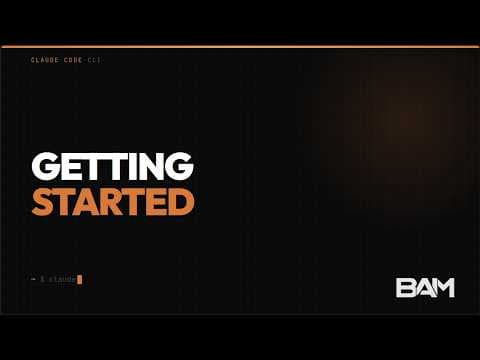 Episode 1 thumbnail for Claude Code from Zero